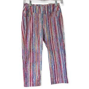 Westbound Petites sz2 multi colored stripe pants